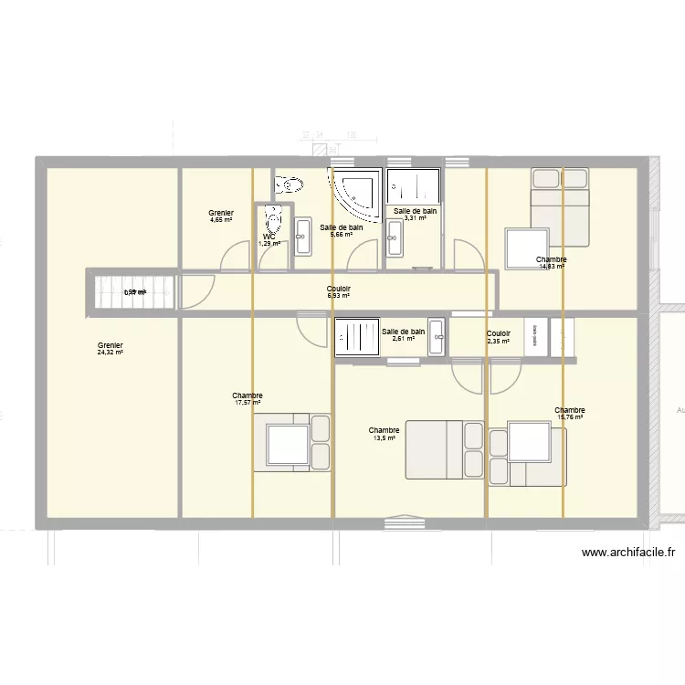 bertin 2 seignosse. Plan de 20 Pièces et 246 m² bertin 2 seignosse. Plan de 20 Pièces et 246 m²