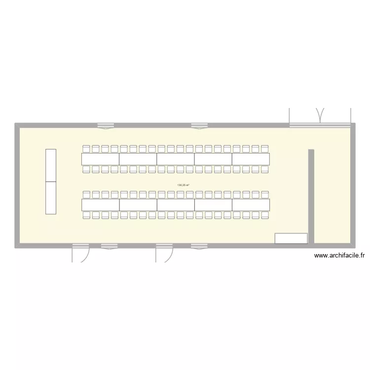 Mariage b. Plan de 1 et 130 m² Mariage b. Plan de 1 et 130 m²