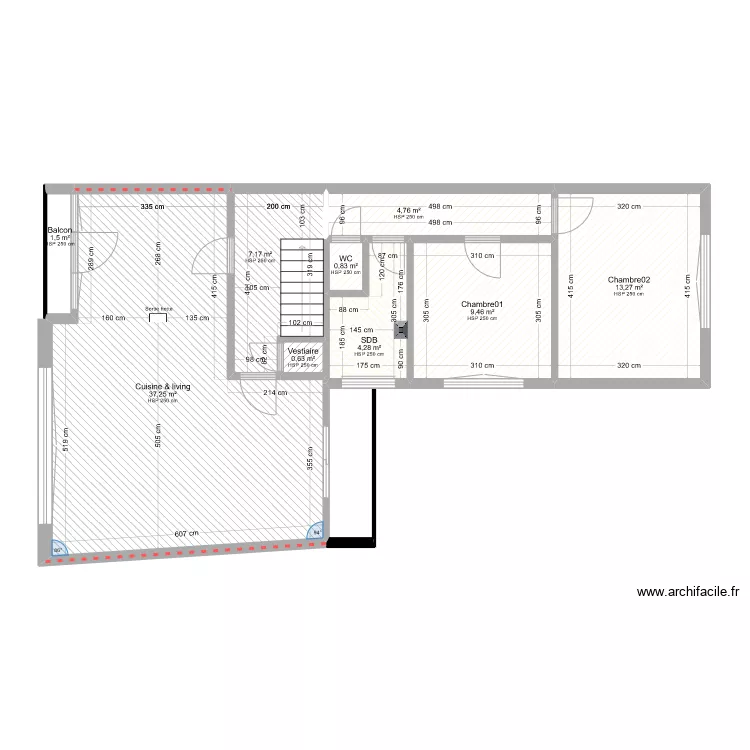 Etage 02. Plan de 