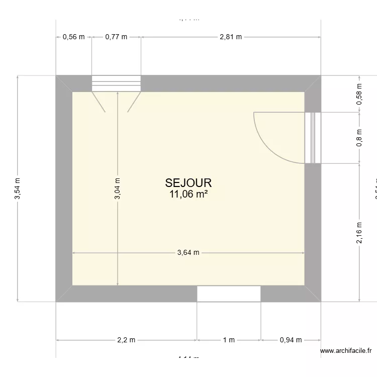 portugal 2026 sejour. Plan de 1 Pièce et 11 m² portugal 2026 sejour. Plan de 1 Pièce et 11 m²