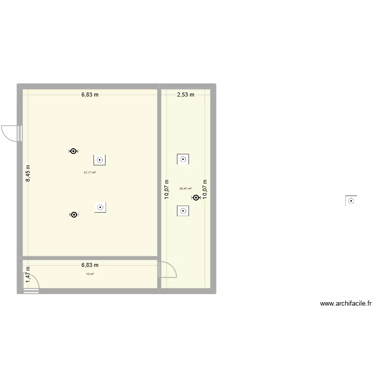 AMB. Plan de 3 et 93 m² AMB. Plan de 3 et 93 m²