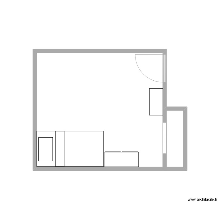 chambre elliot. Plan de 0 pièce et 0 m2