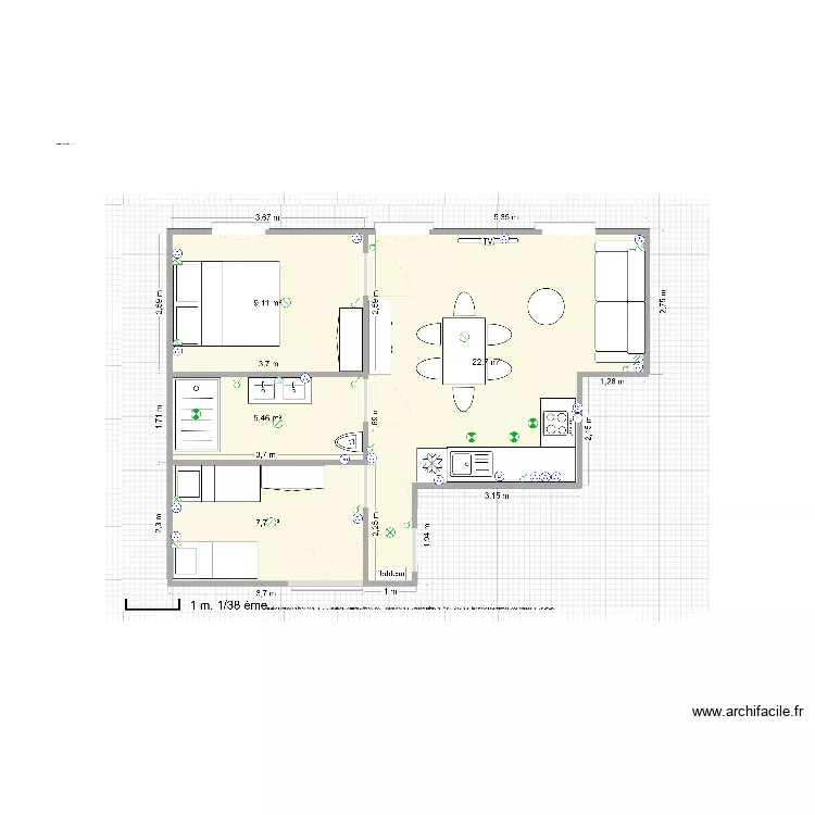 Elec Romans. Plan de 