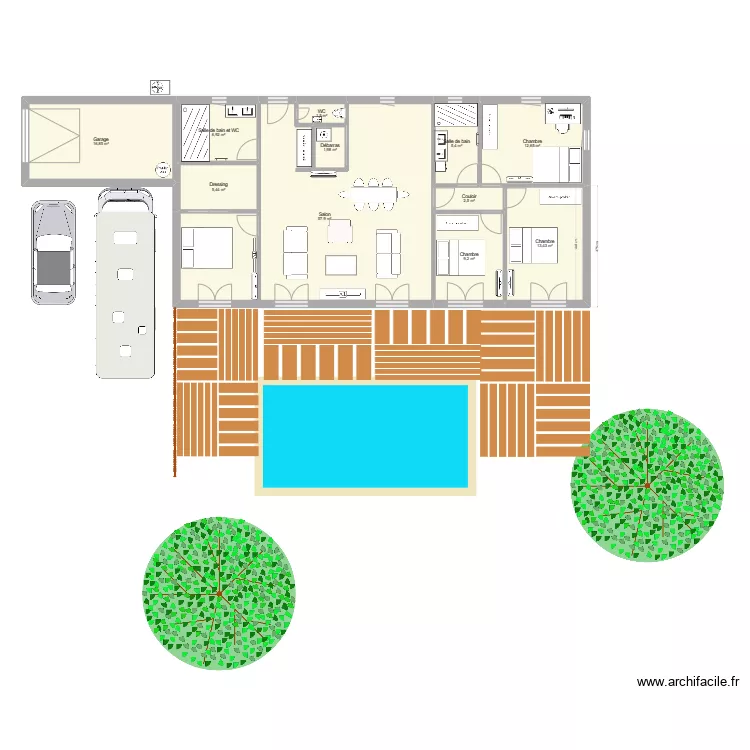 plan maison la mole. Plan de 