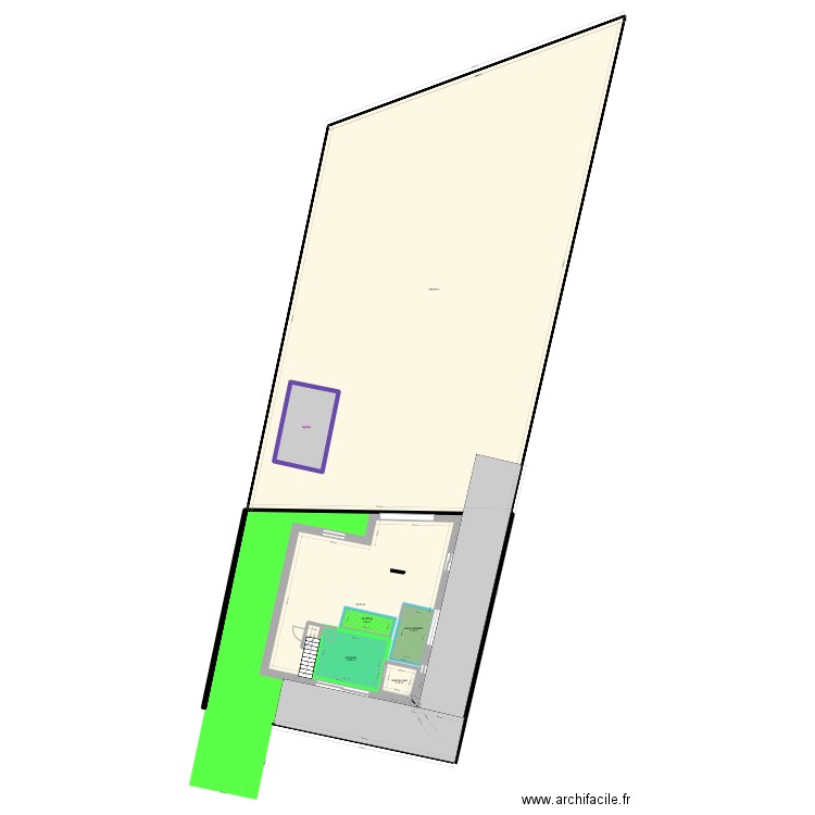 Villa Narbonne Pléiade 12 LIMITES REELLES 3M PARTOUT. Plan de 13 pièces et 720 m2