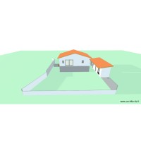 studio à gauche et entrée à gauche cuisine sud