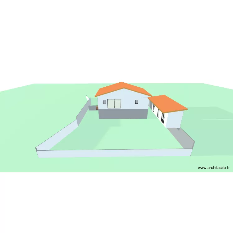 studio &agrave; gauche et entr&eacute;e &agrave; gauche cuisine sud. Plan de 20  et 259 m²