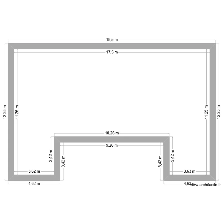 Maison 1. Plan de 1 et 162 m² Maison 1. Plan de 1 et 162 m²