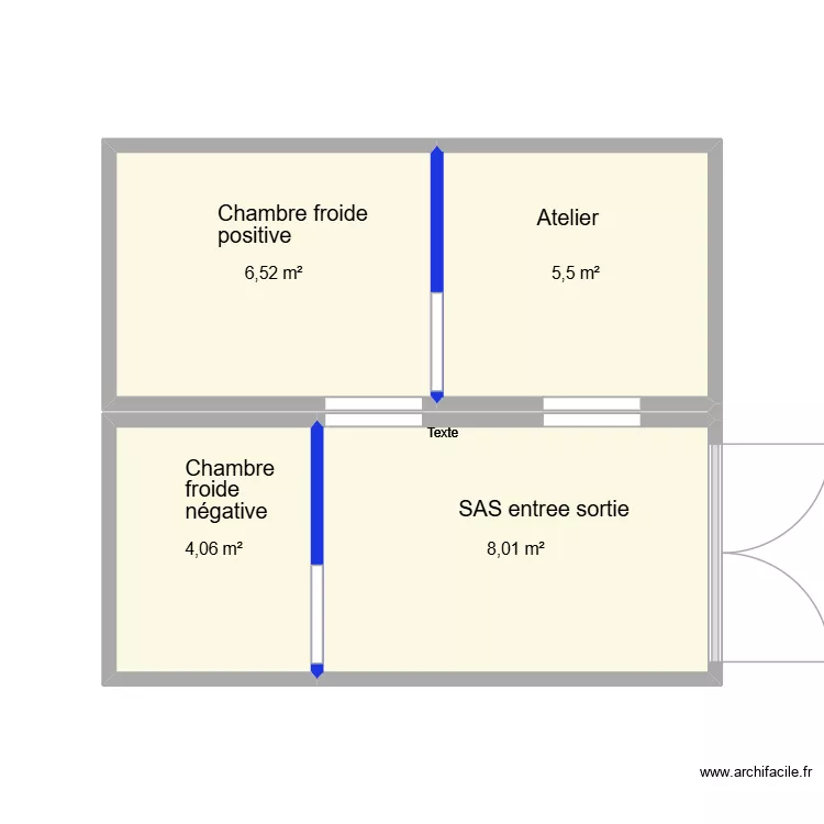 Atelier Dimitri. Plan de 
