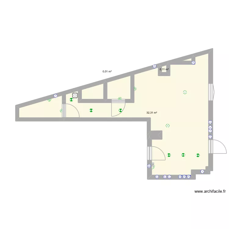 104. Plan de 3 et 32 m² 104. Plan de 3 et 32 m²