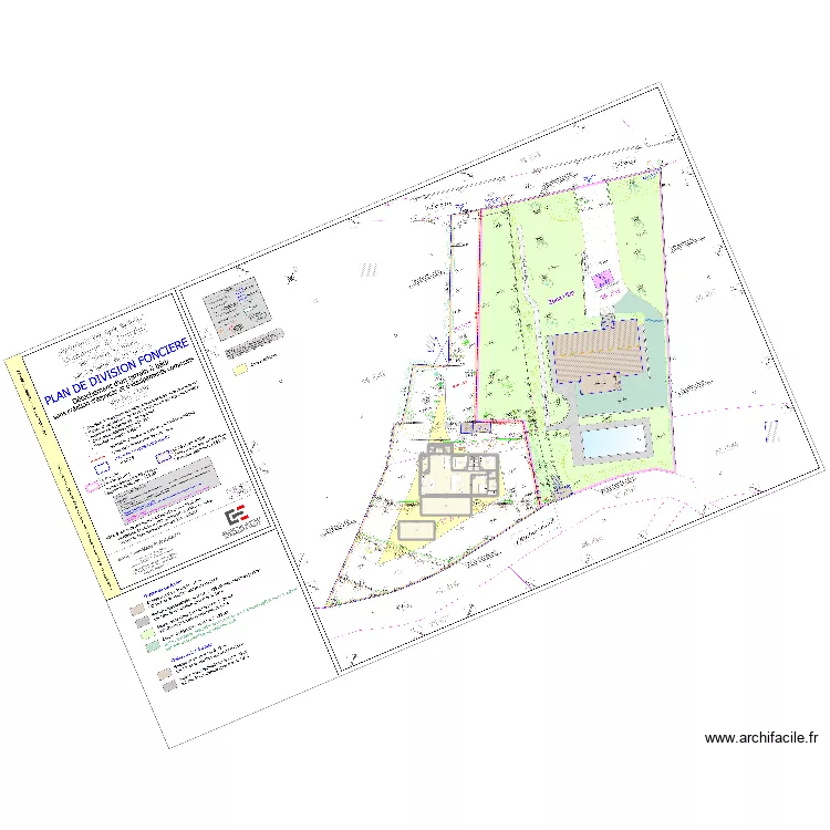 Mougins 4. Plan de 14  et 239 m²