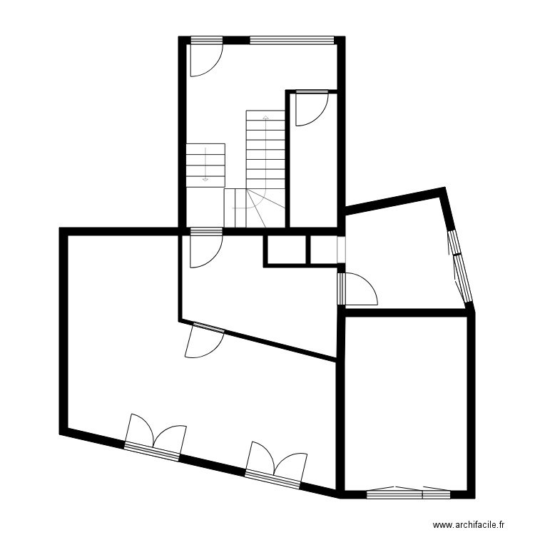 COLLIN Anne. Plan de 19 pièces et 178 m2