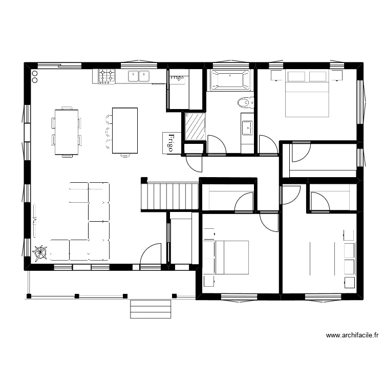 Eastman agrandie. Plan de 