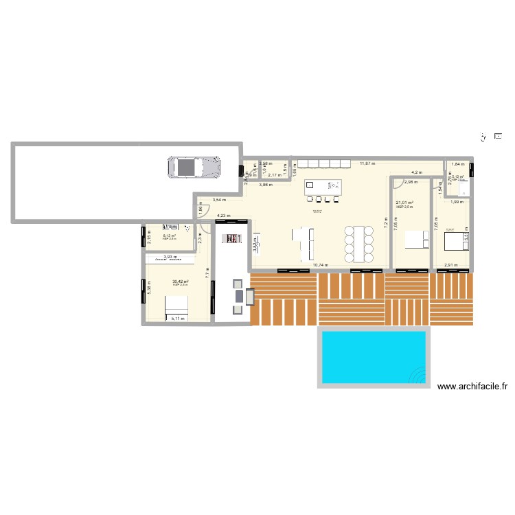&eacute;cureuils. Plan de 0 pièce et 0 m2