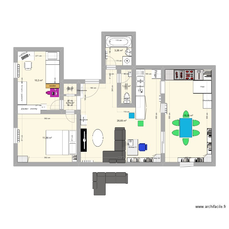 BOUGIVAL 1. Plan de 0 pièce et 0 m2