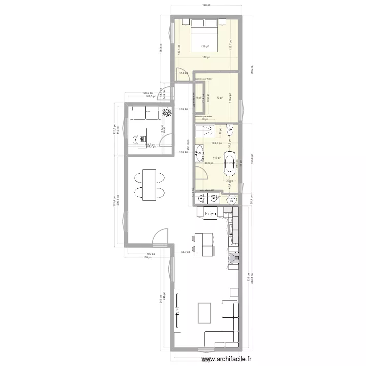 jessica MODIFICATIONS1. Plan de 5  et 33 m²