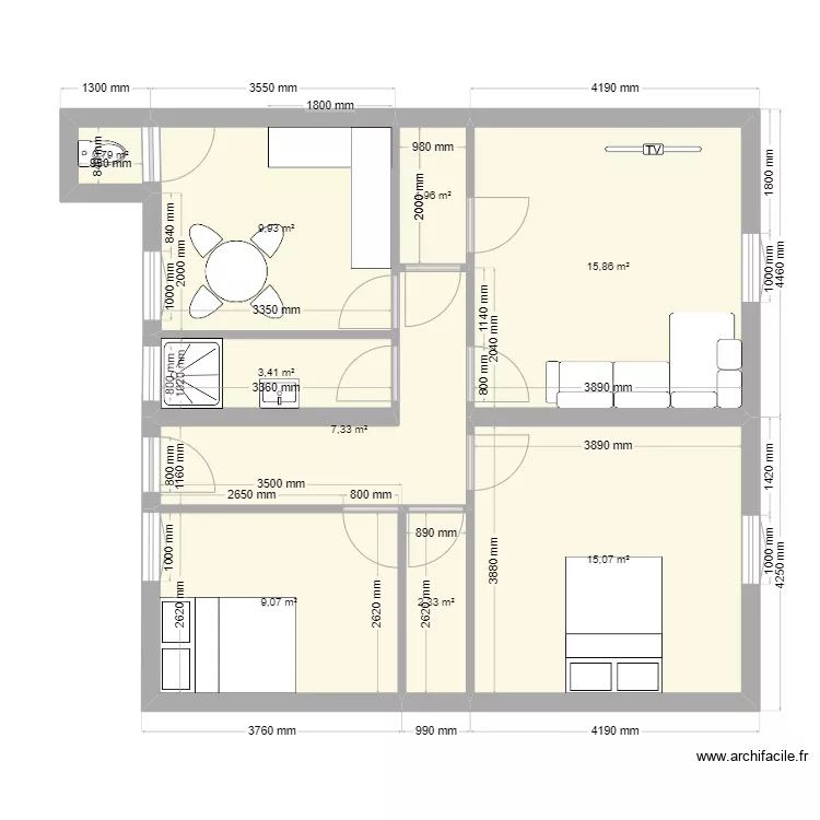 Lacretelle - Lot 2. Plan de 