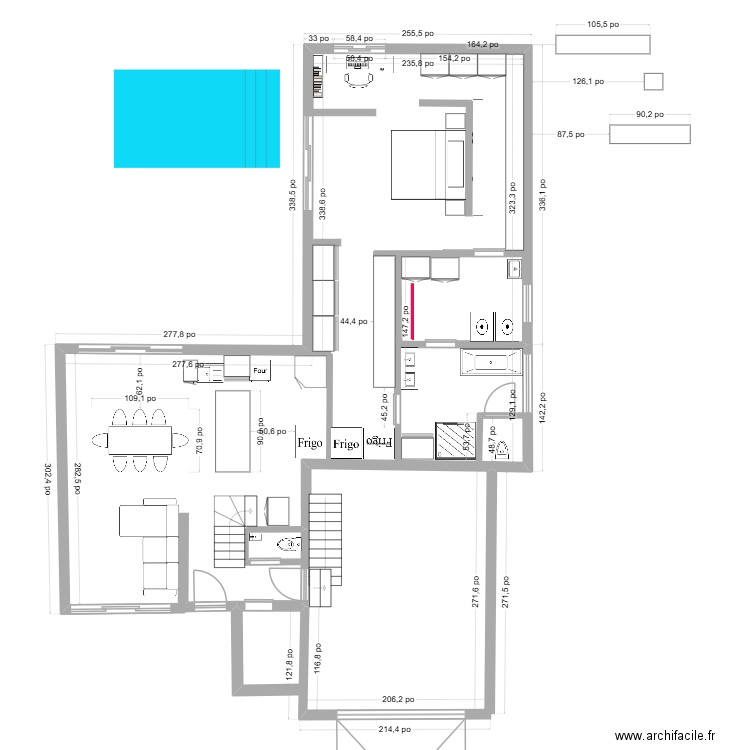 555-6. Plan de 0 pièce et 0 m2