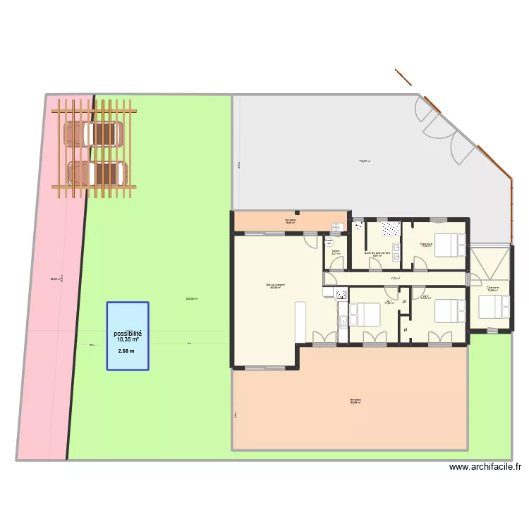capobianco gerbier implantation projet xavier. Plan de 18 Pièces et 663 m² capobianco gerbier implantation projet xavier. Plan de 18 Pièces et 663 m²