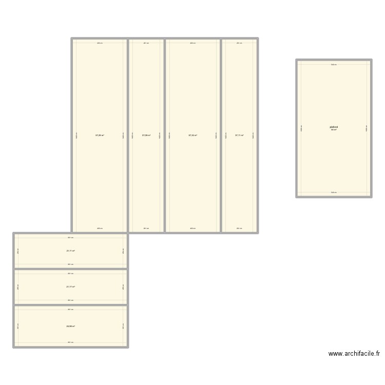 murs cage escalier chavannes 21. Plan de 8 pièces et 310 m2