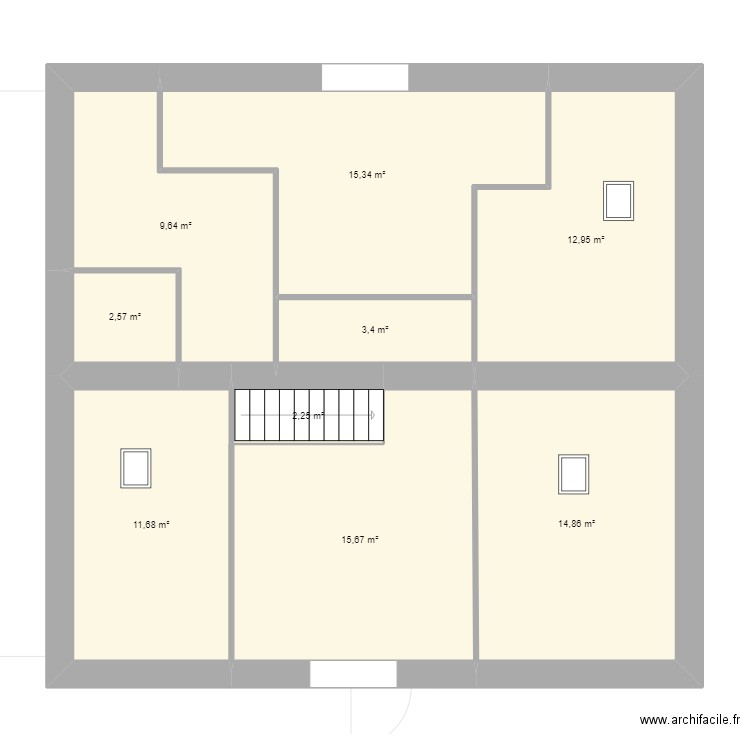 maire. Plan de 17 pièces et 219 m2