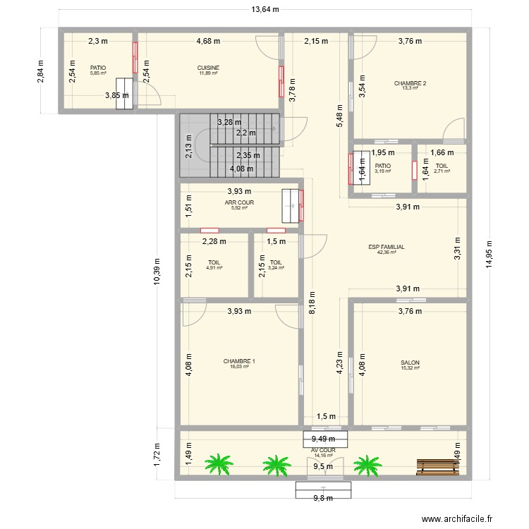 DOCNDAODIA VERSION 2. Plan de 28 pièces et 403 m2
