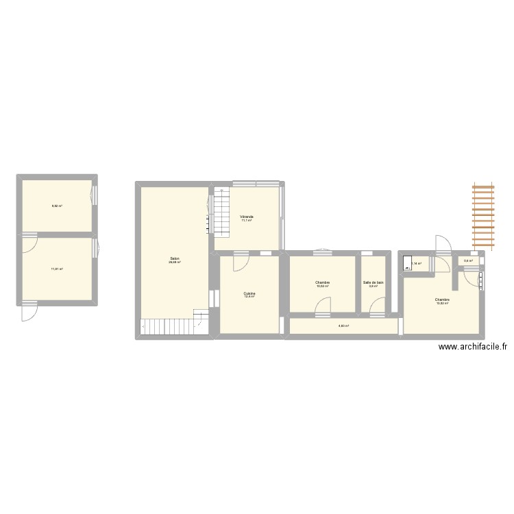 Home. Plan de 0 pièce et 0 m2