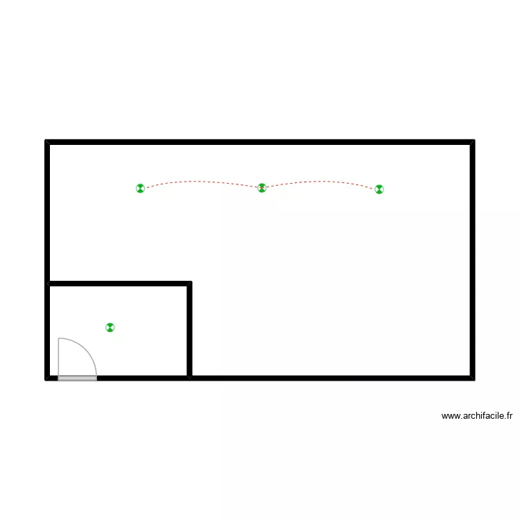 essai3. Plan de 2 Pièces et 43 m²