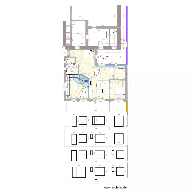 BSC plain pied 2ch projet 2. Plan de BSC plain pied 2ch projet 2. Plan de