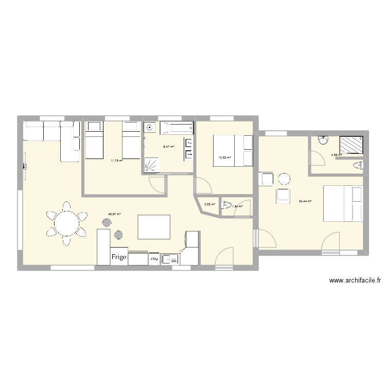 gite plan 2. Plan de 0 pièce et 0 m2