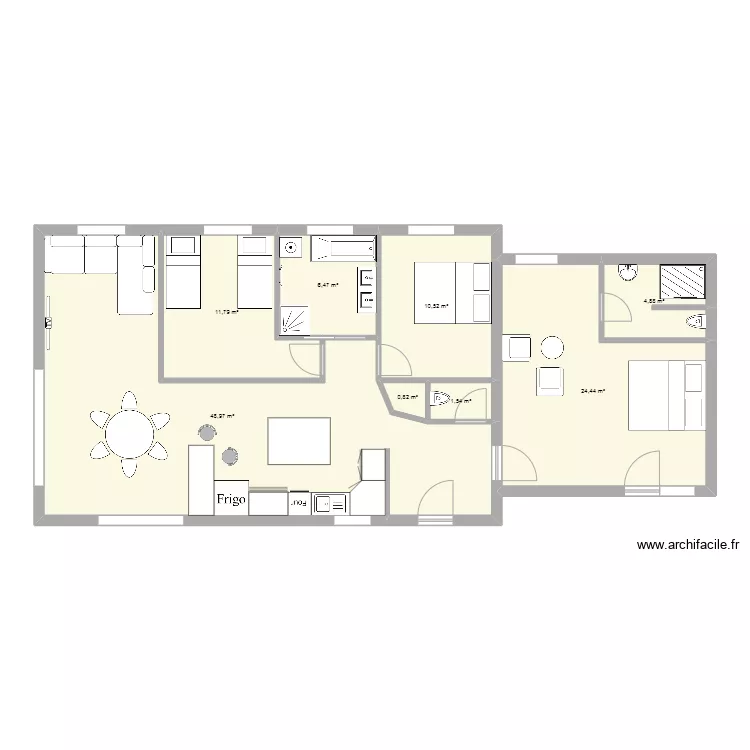 gite plan 2. Plan de 