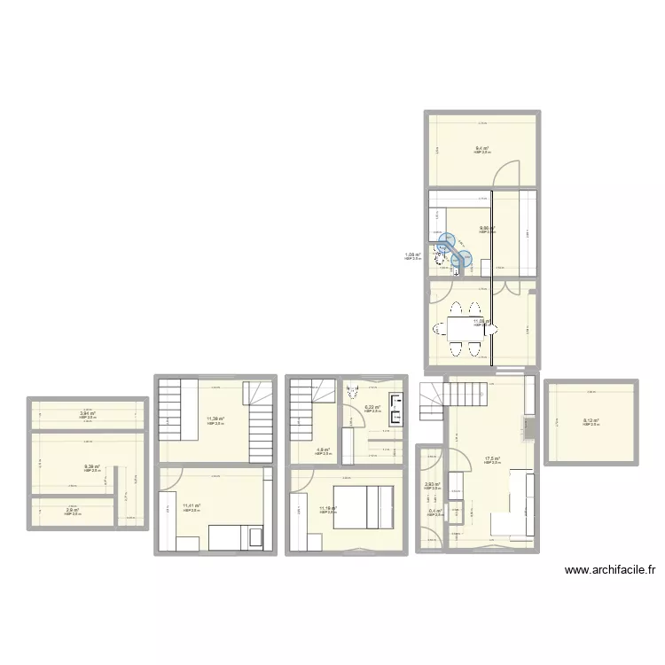Cuisine2. Plan de 16 et 122 m² Cuisine2. Plan de 16 et 122 m²