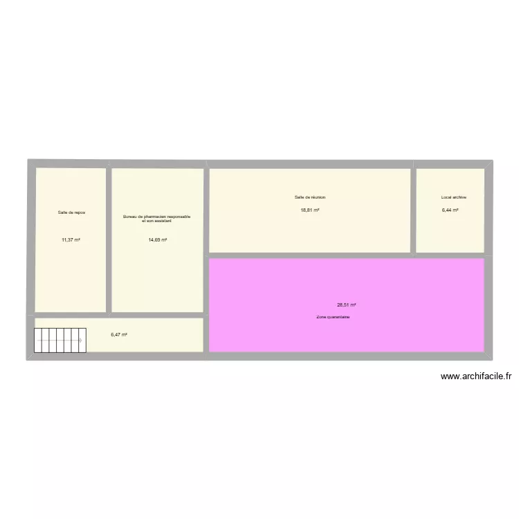 Mezzanine THERELYS REPARTION. Plan de 6 et 86 m² Mezzanine THERELYS REPARTION. Plan de 6 et 86 m²