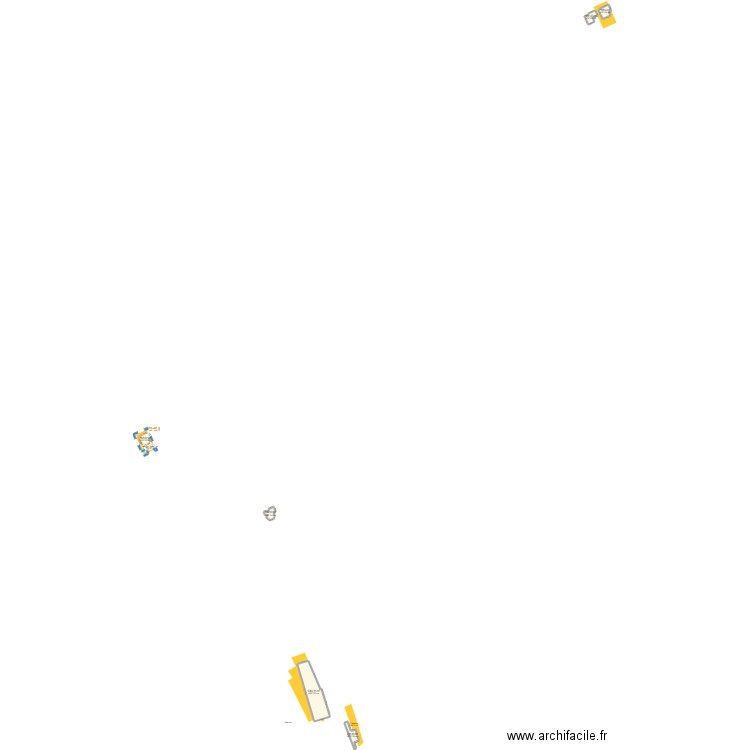 plan de masse. Plan de 0 pièce et 0 m2
