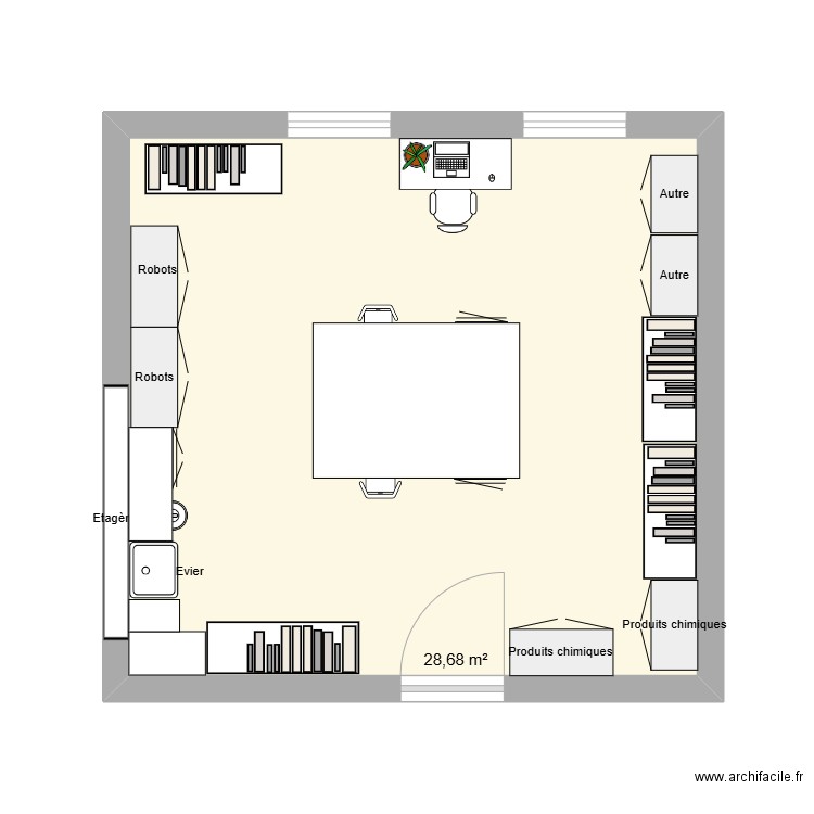 A-404 - 2. Plan de 1 pièce et 29 m2