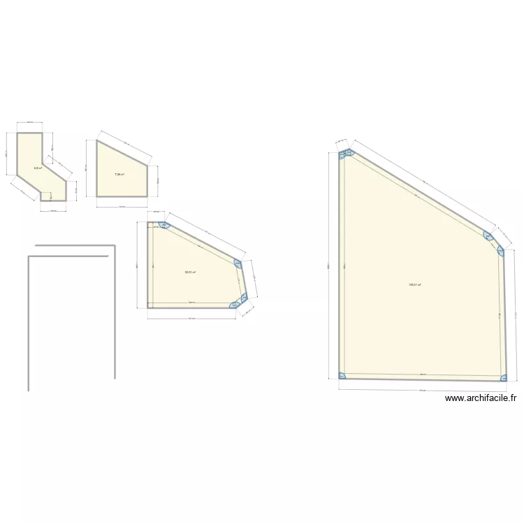 PLATS LA VRIGNAIE. Plan de 
