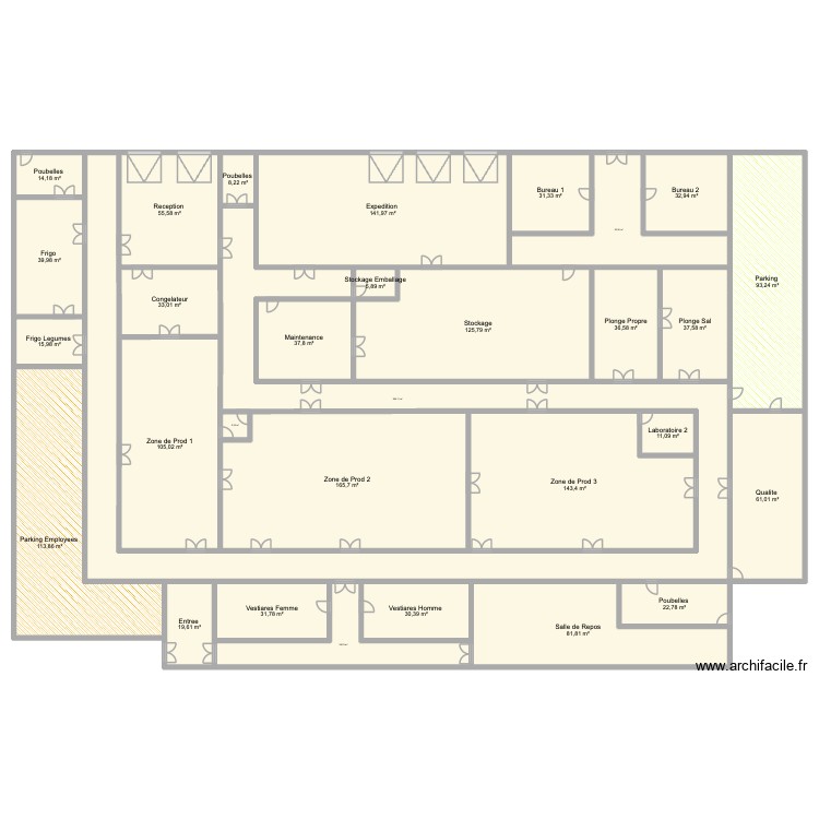 plan atelier. Plan de 0 pièce et 0 m2