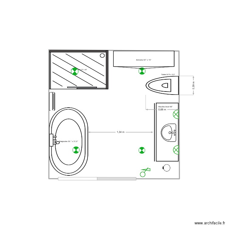 Projet_Diane B_5. Plan de 1 pièce et 7 m2