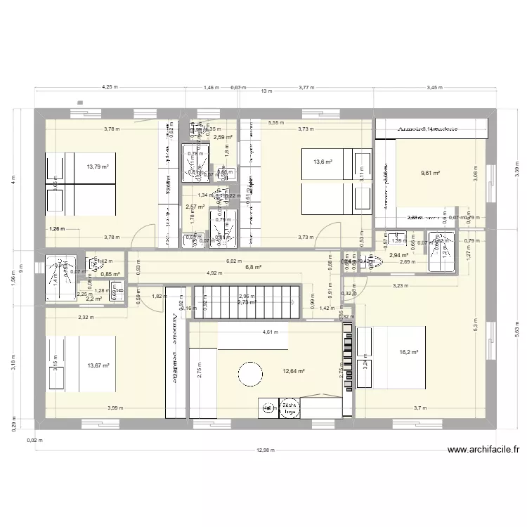 perols haut 04 05. Plan de 