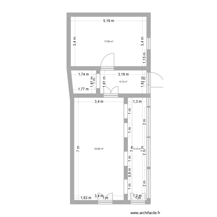 SUMATRA existant. Plan de 0 pièce et 0 m2