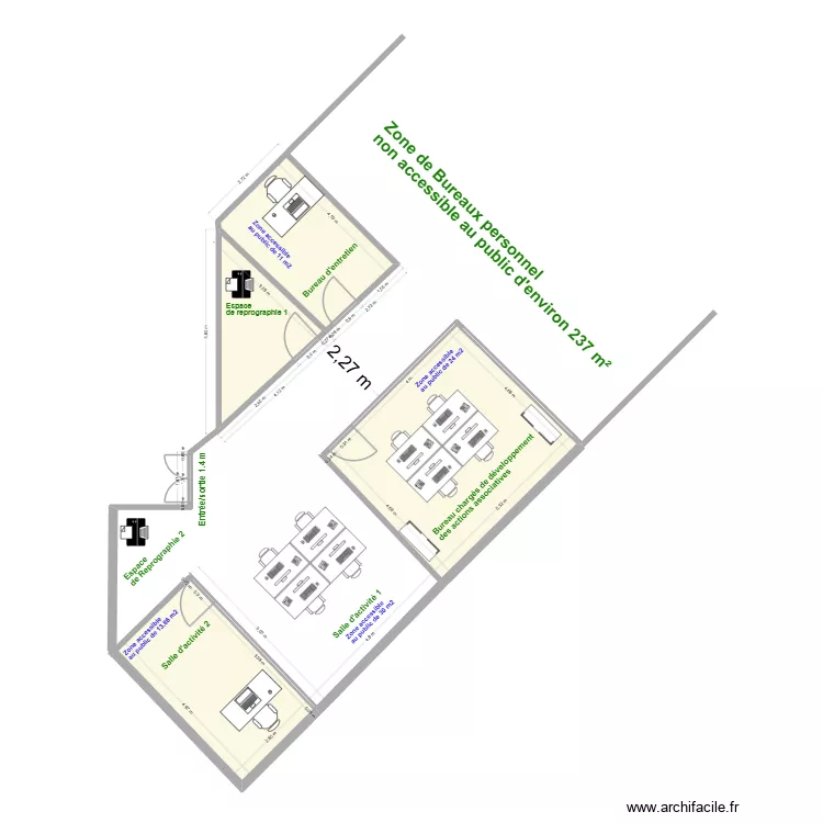 APF aménagement. Plan de 4 et 56 m² APF aménagement. Plan de 4 et 56 m²