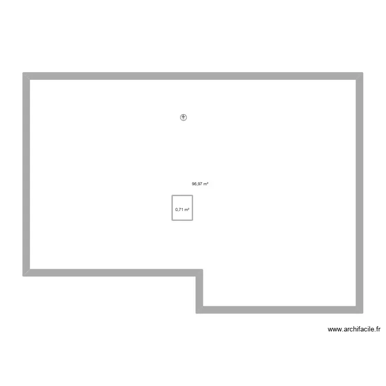 Combles. Plan de 2 Pièces et 98 m² Combles. Plan de 2 Pièces et 98 m²