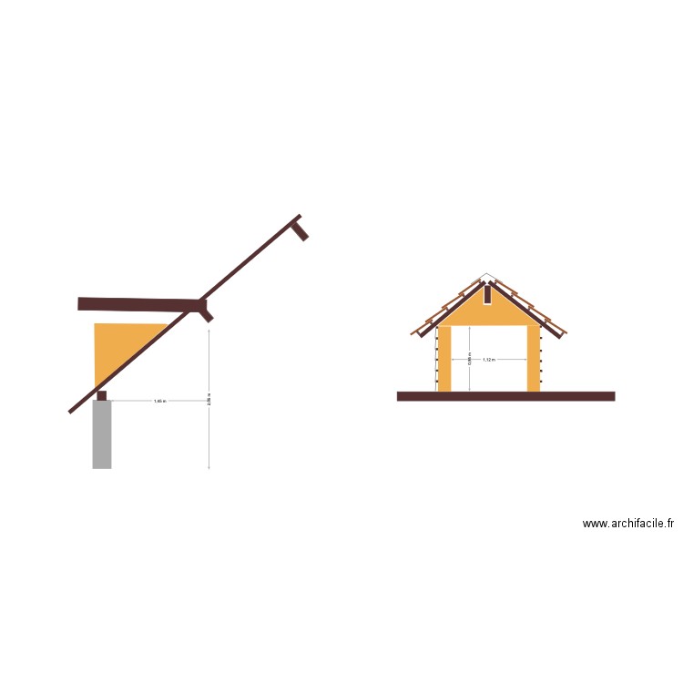 Chiens assis. Plan de 0 pièce et 0 m2