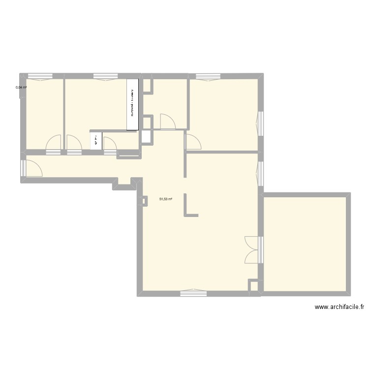 APPART BAYONNE V1. Plan de 11 pièces et 100 m2