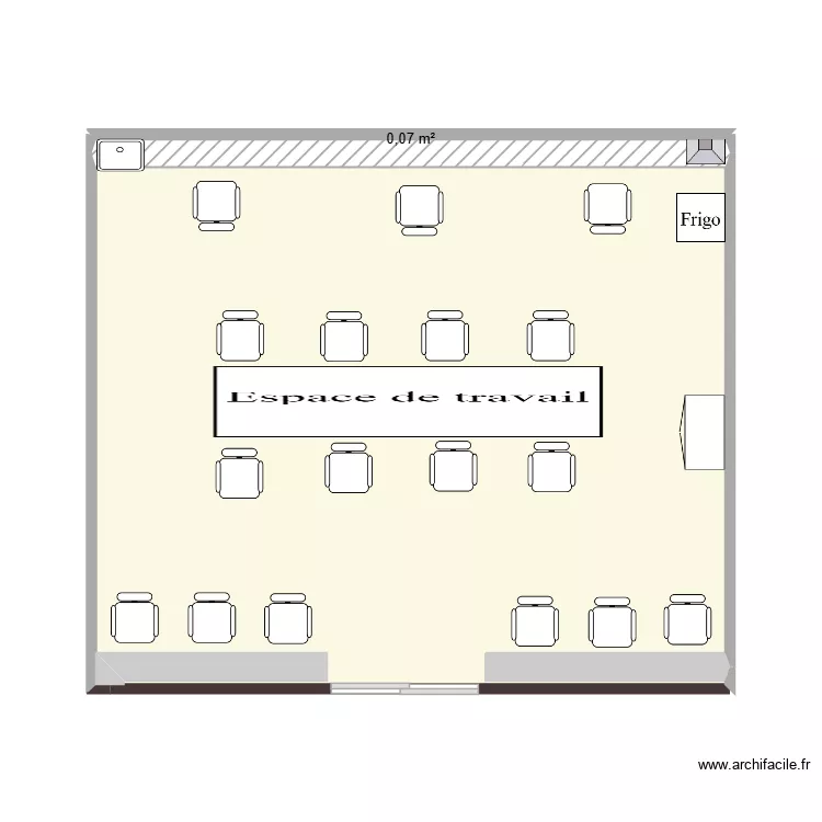 PLAN IMPLANTATION ERRACHIDIA. Plan de 2  et 37 m²