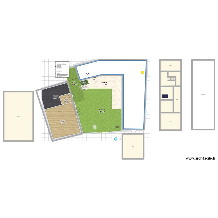 La Gimond. Plan de 0 pièce et 0 m2
