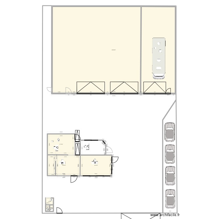 FLANDRE. Plan de 7 pièces et 401 m2