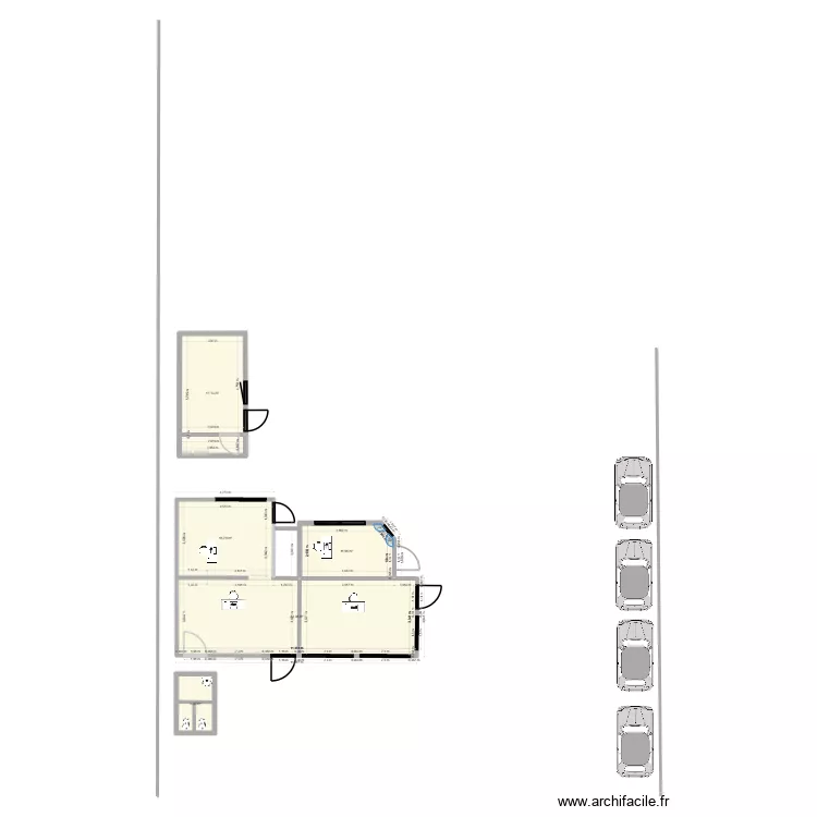 FLANDRE. Plan de 5  et 91 m²