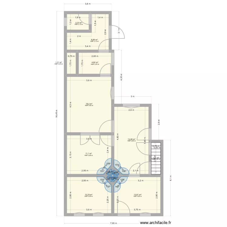 RDC - 22. Plan de 14 et 81 m² RDC - 22. Plan de 14 et 81 m²
