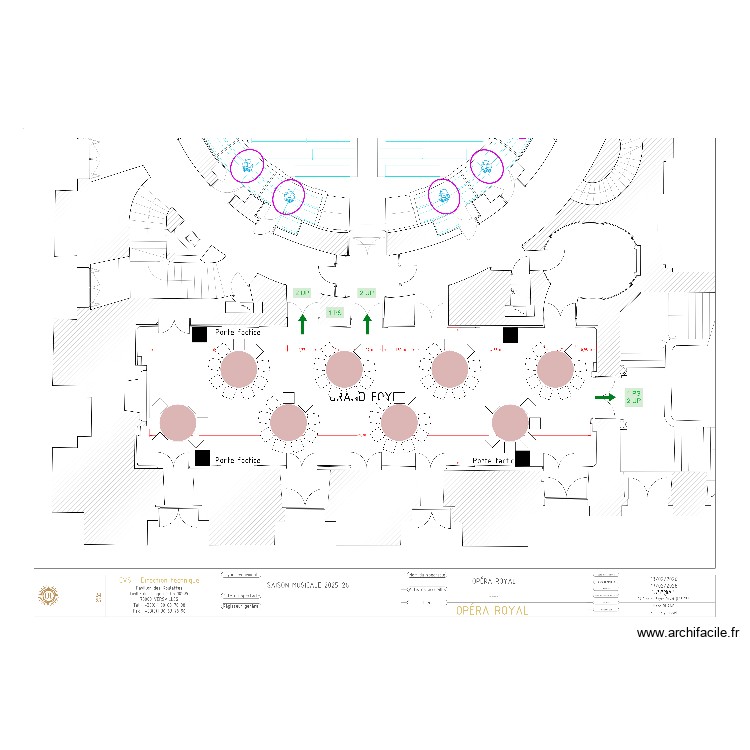 Foyer Royal - Versailles. Plan de 0 pièce et 0 m2
